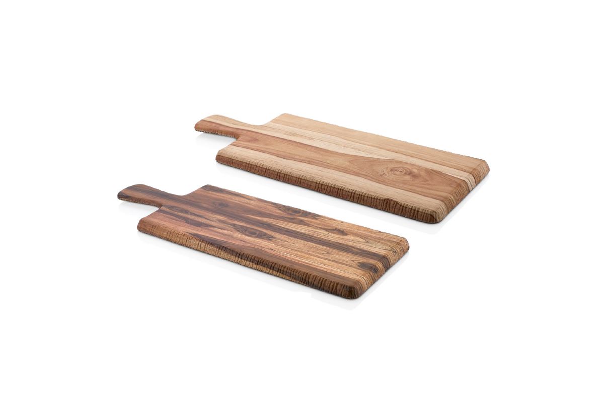 Wood Effect Handled Rectangular Board