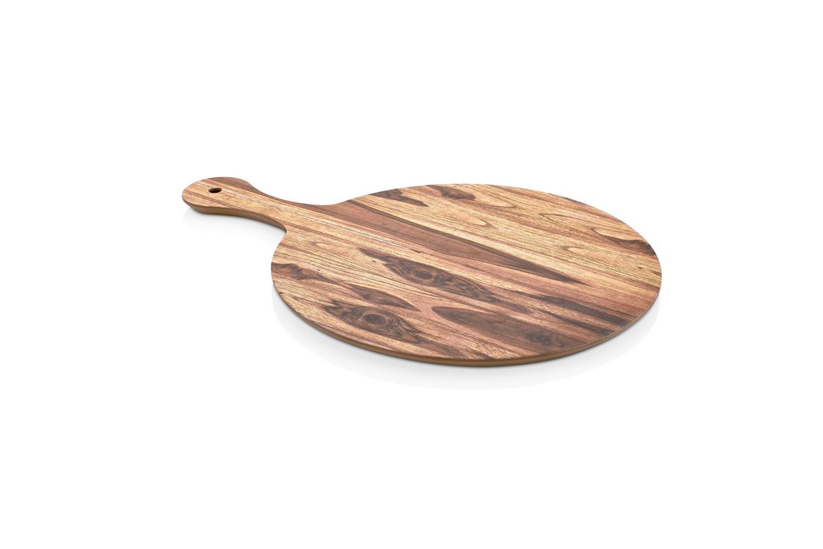 Wood Effect Handled Round Board